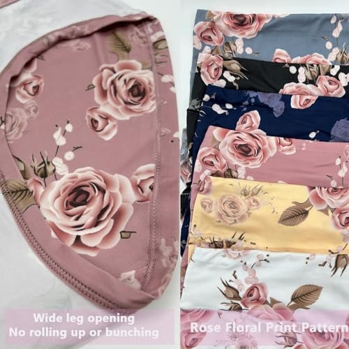 Womens Underwear XL-5XL Plus Size Ladies Panties X-Large Rose Floral Panties