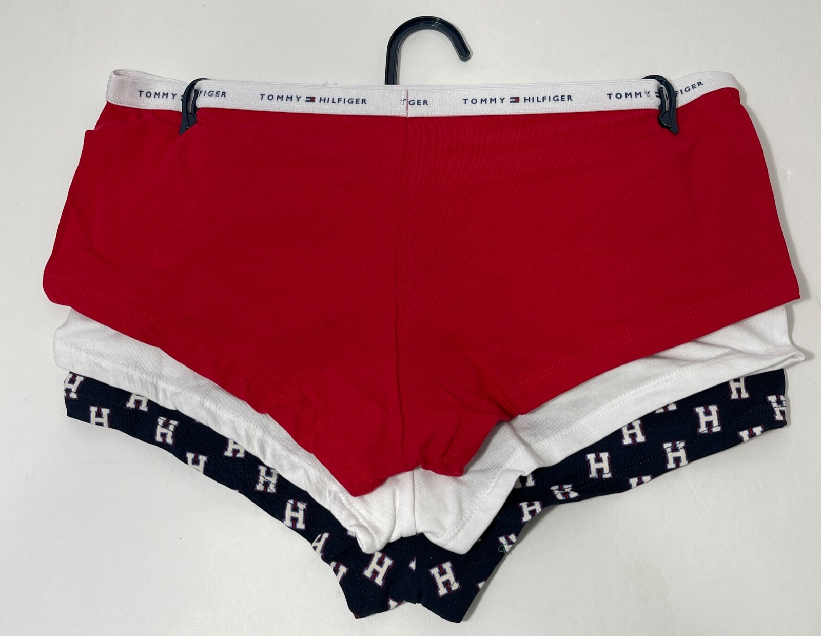 Tommy Hilfiger 3pk Stretch Boy Short Panties Size Medium COTTON NWT