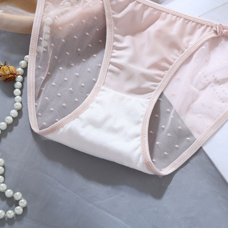5 Pack Lot Womens Satin Panties String Bikinis Sheer See Through Brief Underwear