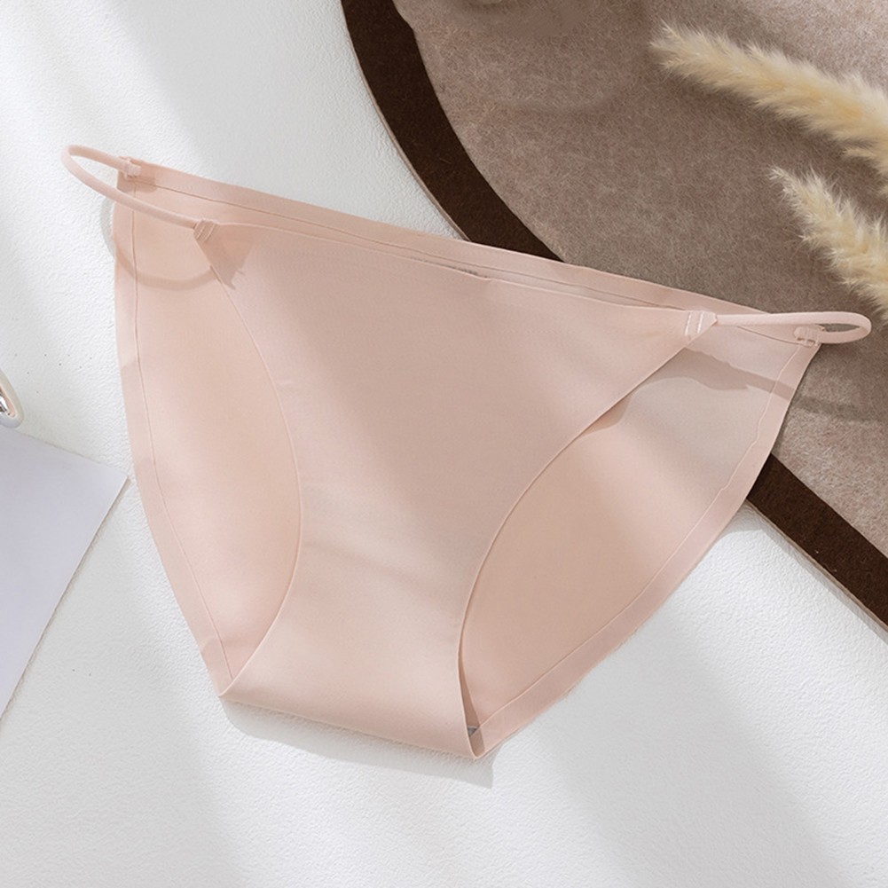 Triangle Pants Style Lightweight Ice Silk Women’s Underwear for All Seasons