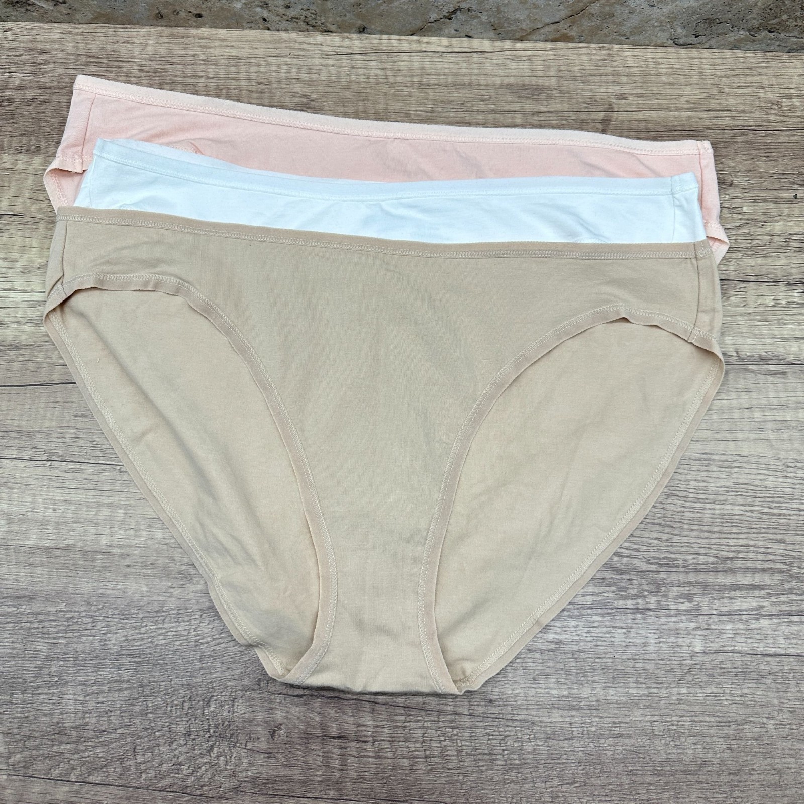 Pact Women’s Bikini Panties 2XL Organic Cotton 3 Pack Multicolor Everyday Under
