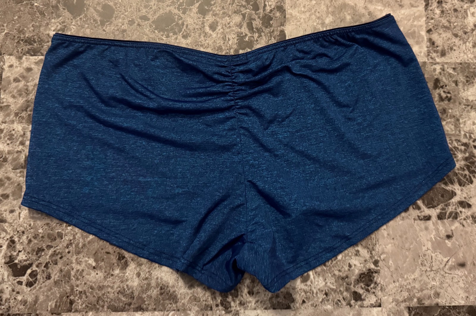NWT VICTORIA’S SECRET L SMOOTH BLUE RUCH EVERYDAY PERFECT RARE BOYSHORT PANTIES