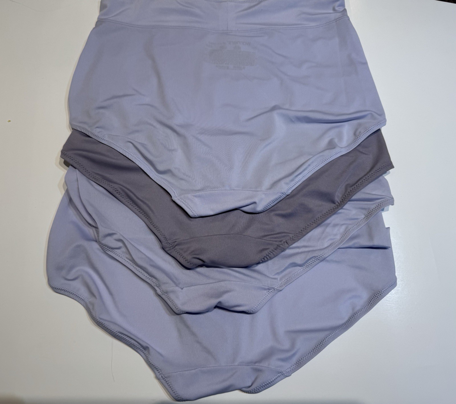 NWT Warners No Pinching No Problems Brief Panties 05738 4 Pairs L 7 Purple