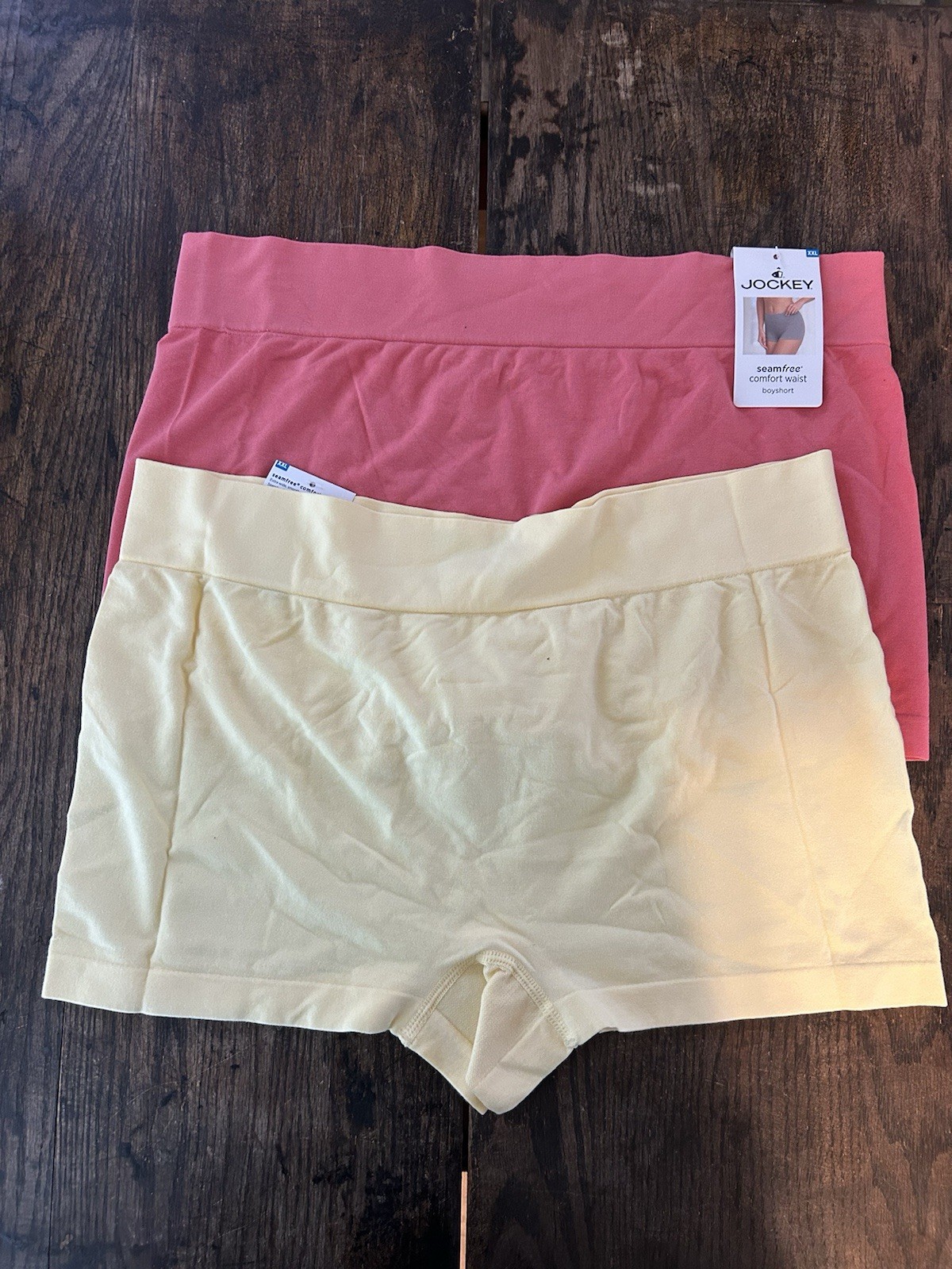 3 Jockey Womens Boy shorts Sz XXL Underwear Panties Seam Free Comfort Waistband