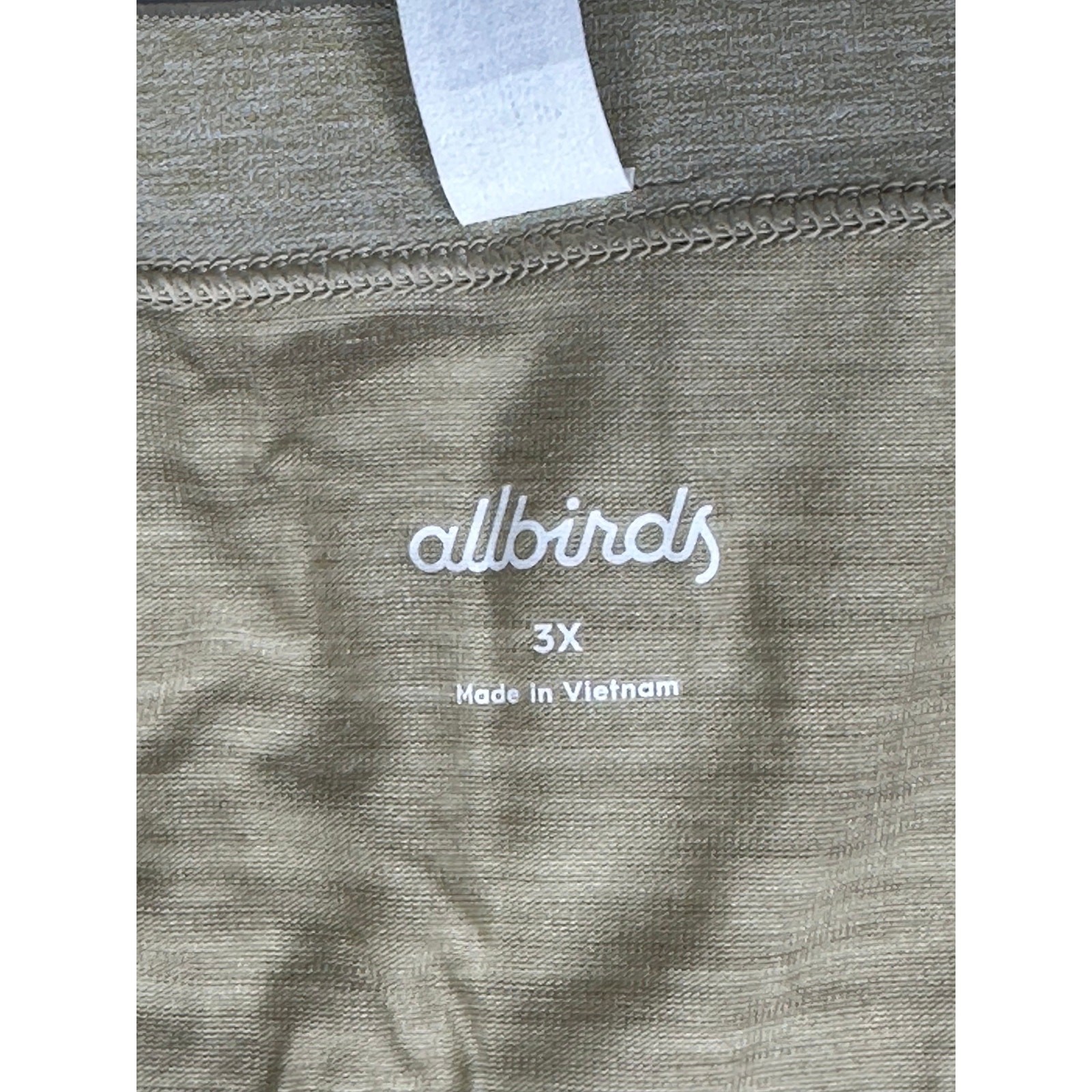 New Allbirds Trino Shortie Panty Wheat Cream 3X Rare Discontinued Merino Tree
