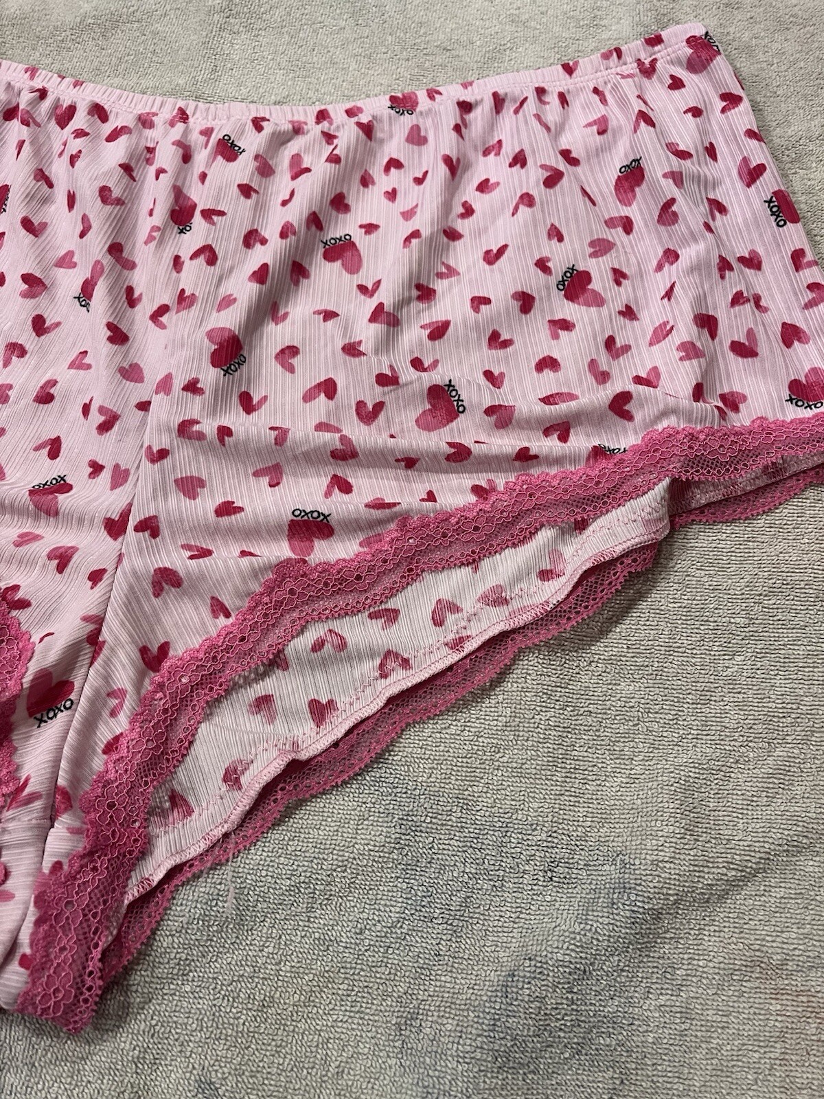 Vtg 90’s SECRET TREASURES PANTIES SILKY SEXY PINK VALENTINES DAY X-LARGE 16-18