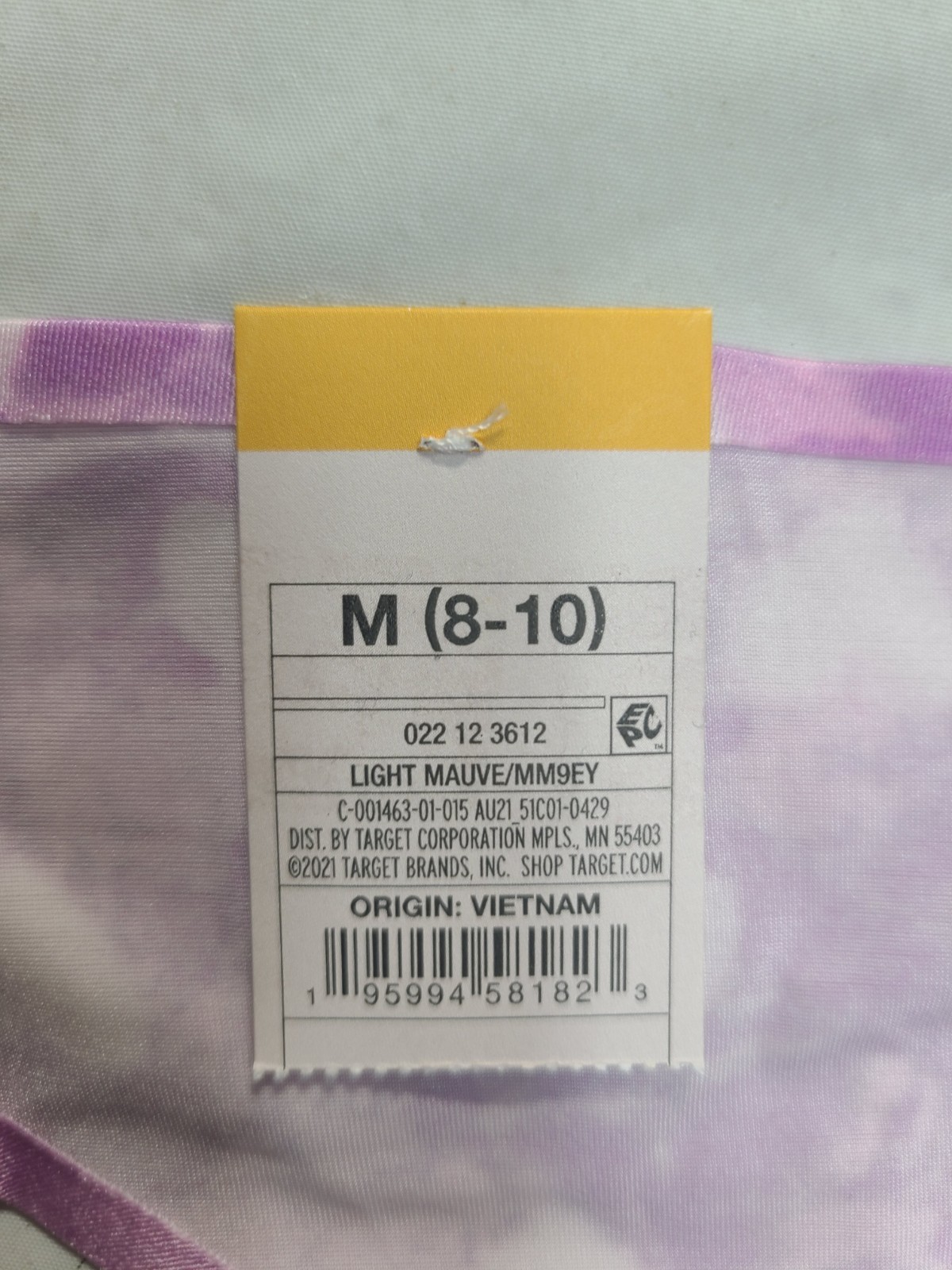 Auden Bonded Edge Thong Pink Heart Print Size Medium