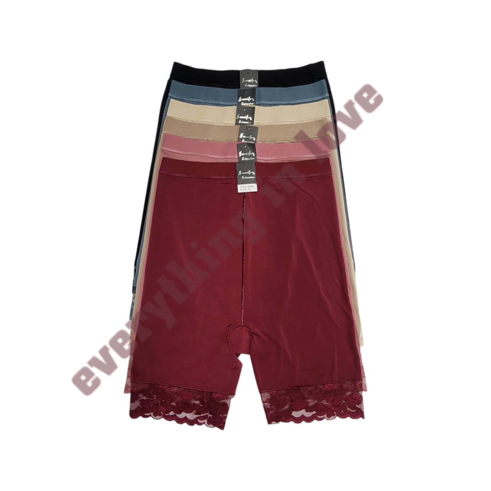 Women Microfiber Under Dress Lace Tummy Control Lift Butt Slimming Girdle Shorts