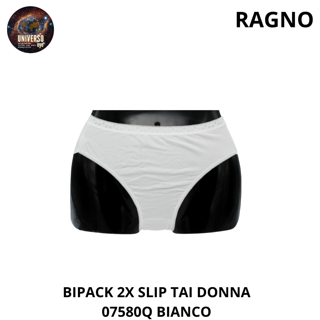 2X Tai Women’s Briefs, White Perfect Line Bipack (Tai) 07580Q Spider