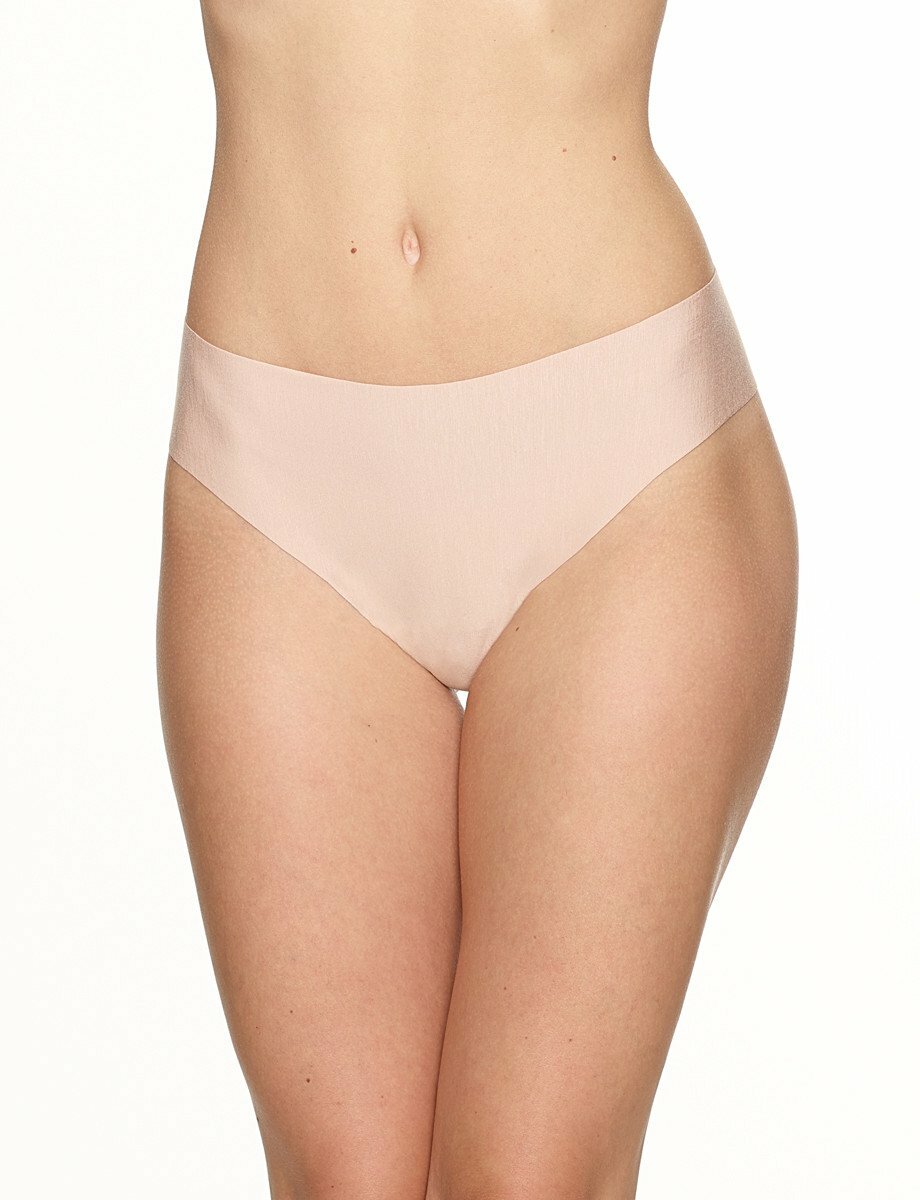 CLEARANCE – Commando Butter Mid-Rise Thong in Beige – XS, M, L, XL