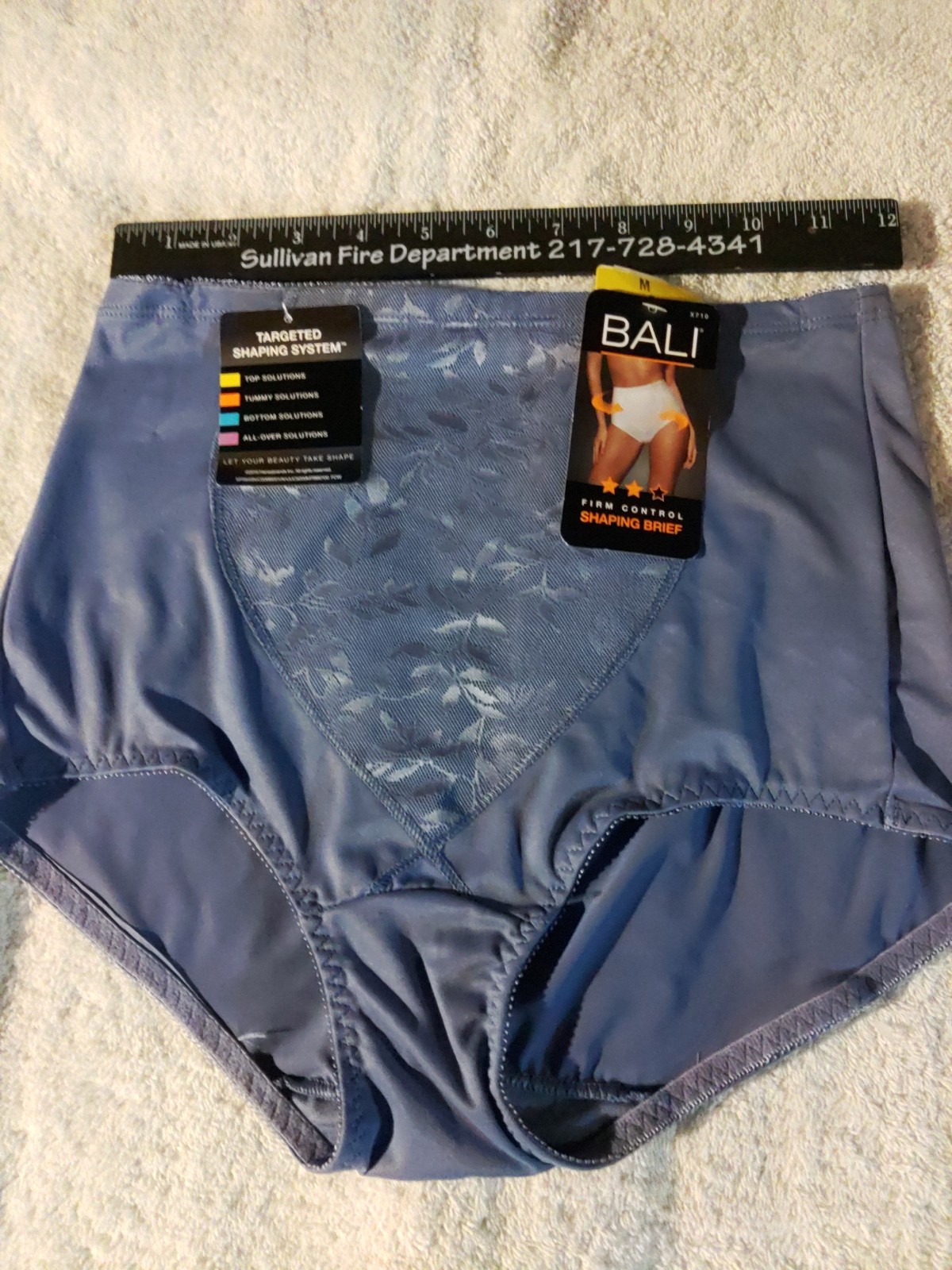 Bali Tummy Solutions 2 pack Women Underwear Shaping Brief Firm Control Size 6