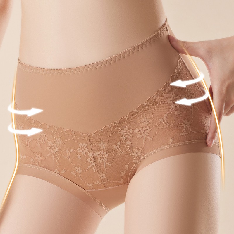 4 Pack Lot Sexy Womens Tummy Control Panties Underwear Lingeries Full Coverage