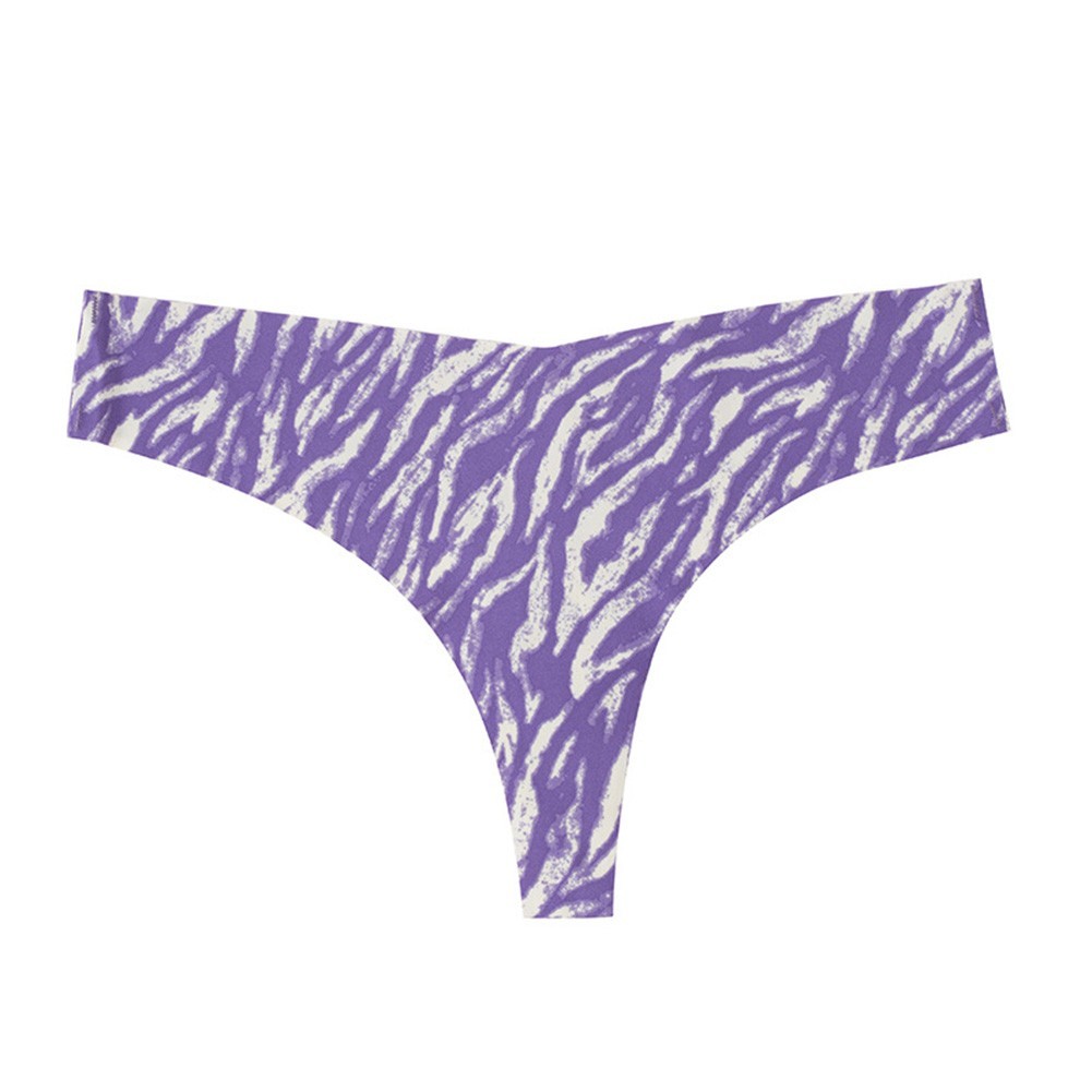Seamless Printed Bikini Briefs Polyester Fabric for Ladies Beach Daily Wear