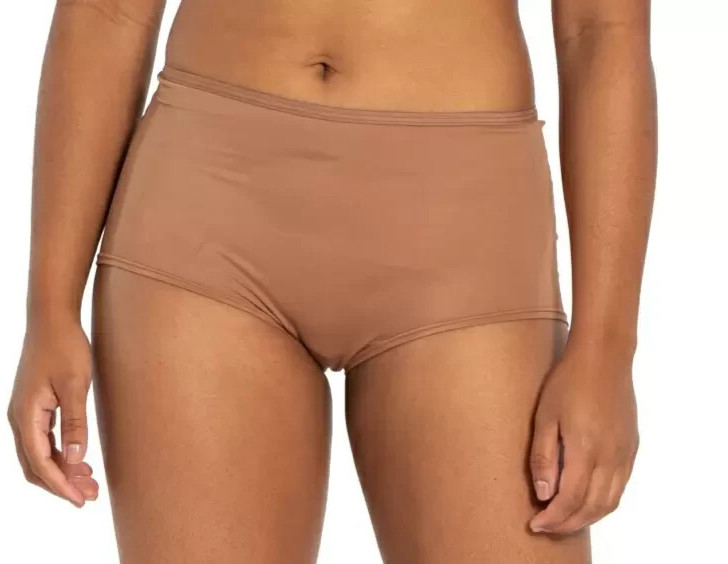 Nude Barre Women’s Boyshort Panty Underwear, 2PM Brown, Medium