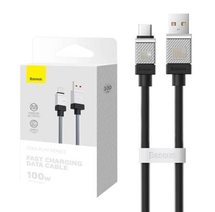 Baseus CoolPlay Series Fast Charging Cable USB to Type-C 100W - 1m Black