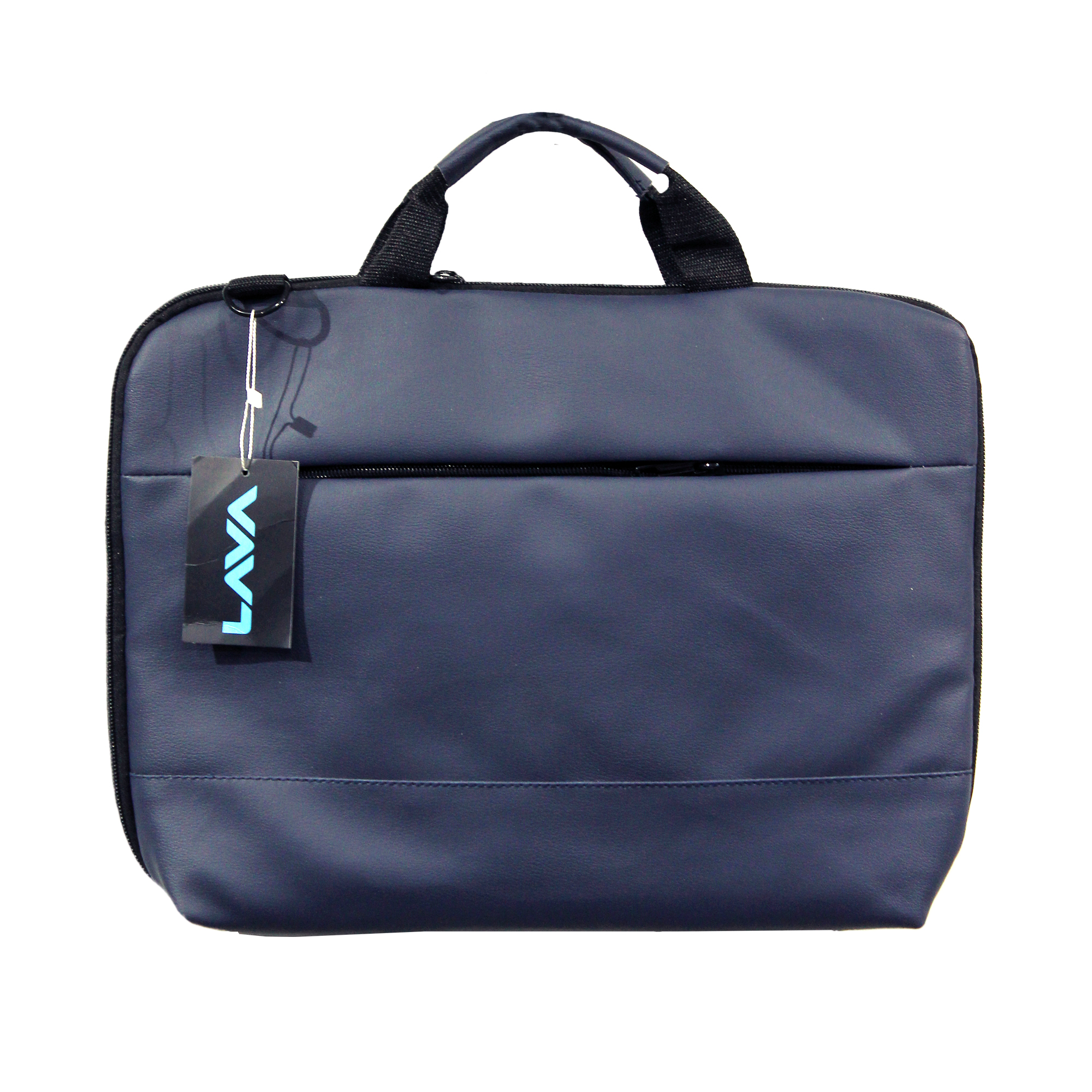 CX01 15.6 Inch Ultra Slim Laptop Bag - PU Leather, Blue