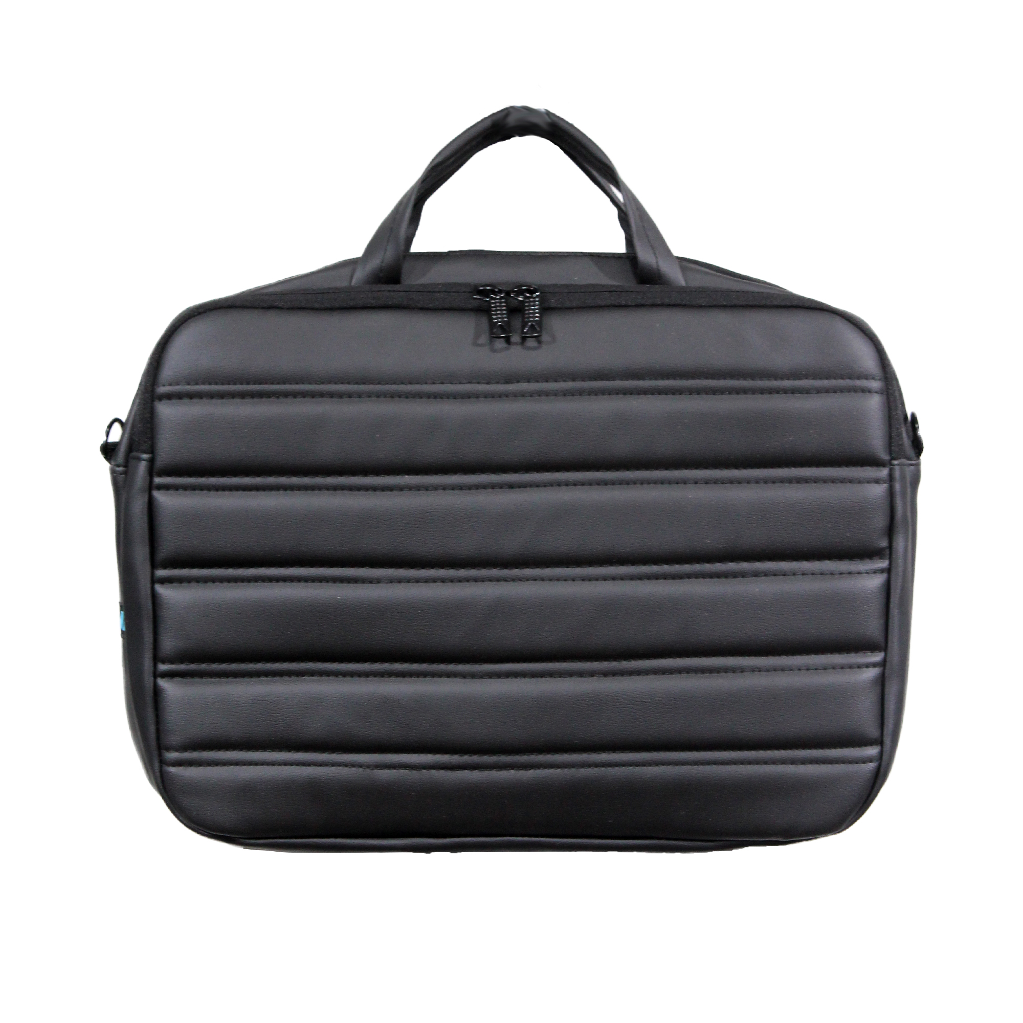 AND5 15.6 Inch Double Pocket Laptop Hand Carry Bag - Black - Image 2